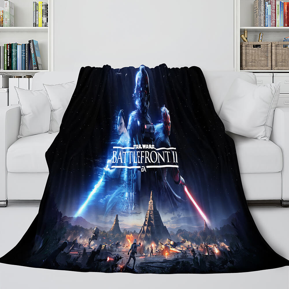 2026 NEW Star Wars Flannel Fleece Throw Cosplay Blanket Shawl Wrap Nap Quilt