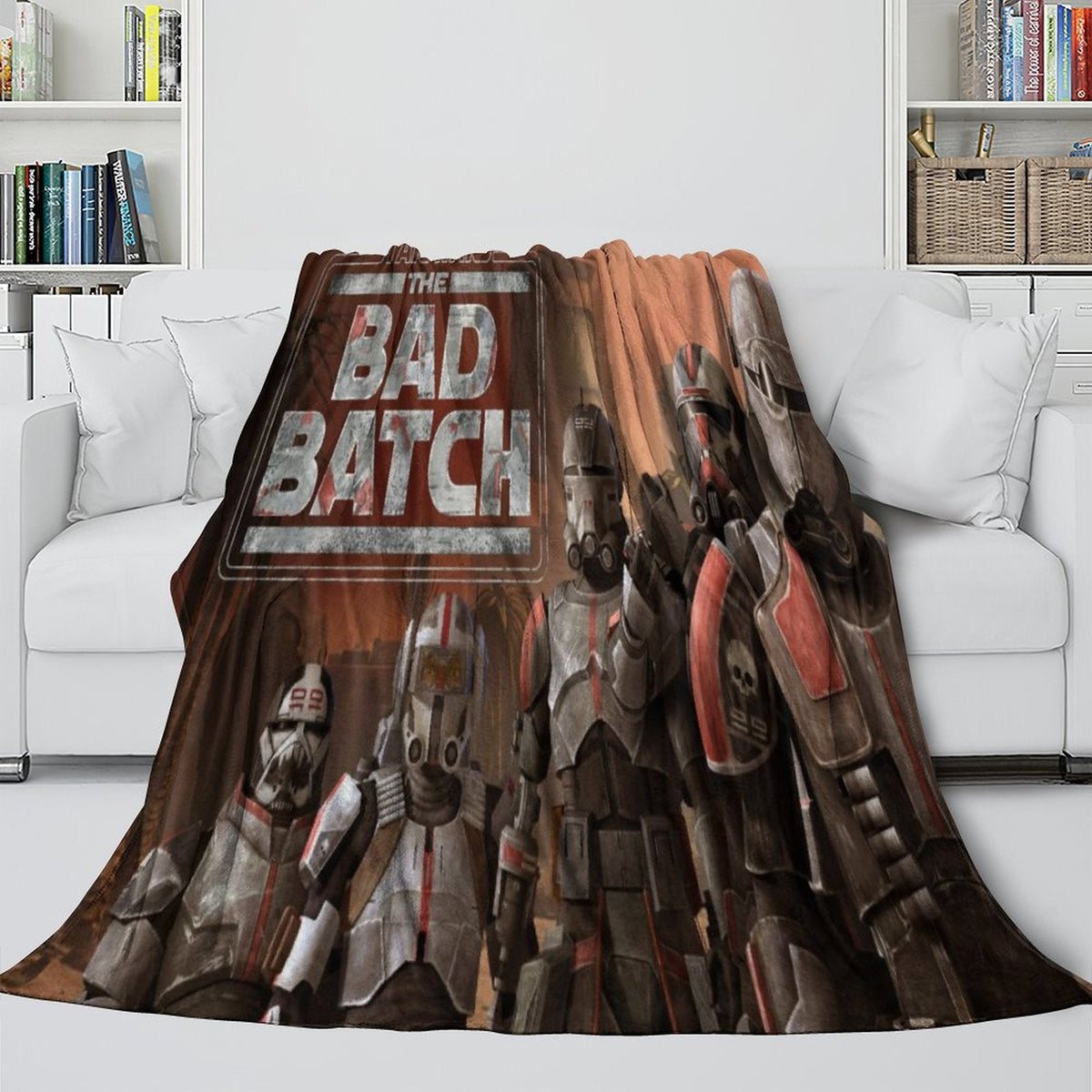 2026 NEW Star Wars The Bad Batch Blanket Flannel Throw