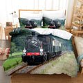 2026 NEW Steam Engine Bedding Set Vintage Locomotive Quilt Cover Without Filler
