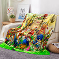 2026 NEW Super Mario Blanket Flannel Throw Room Decoration