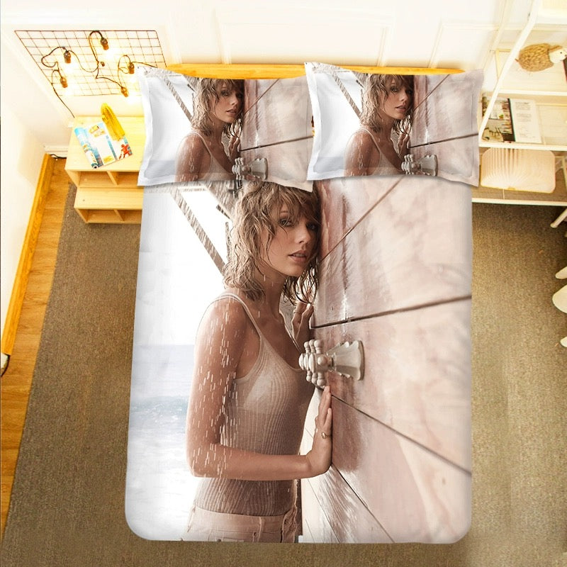 Taylor Swift Singer Duvet Cover Quilt Cover Pillowcase Bedding Set