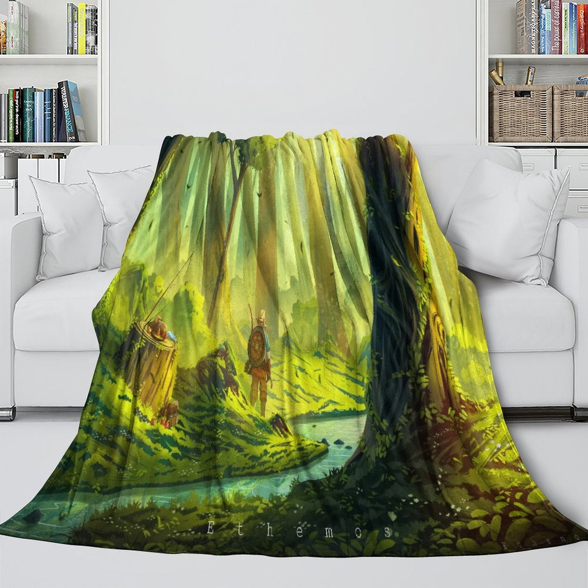 2026 NEW The Legend of Zelda Blanket Flannel Fleece Throw Room Decoration