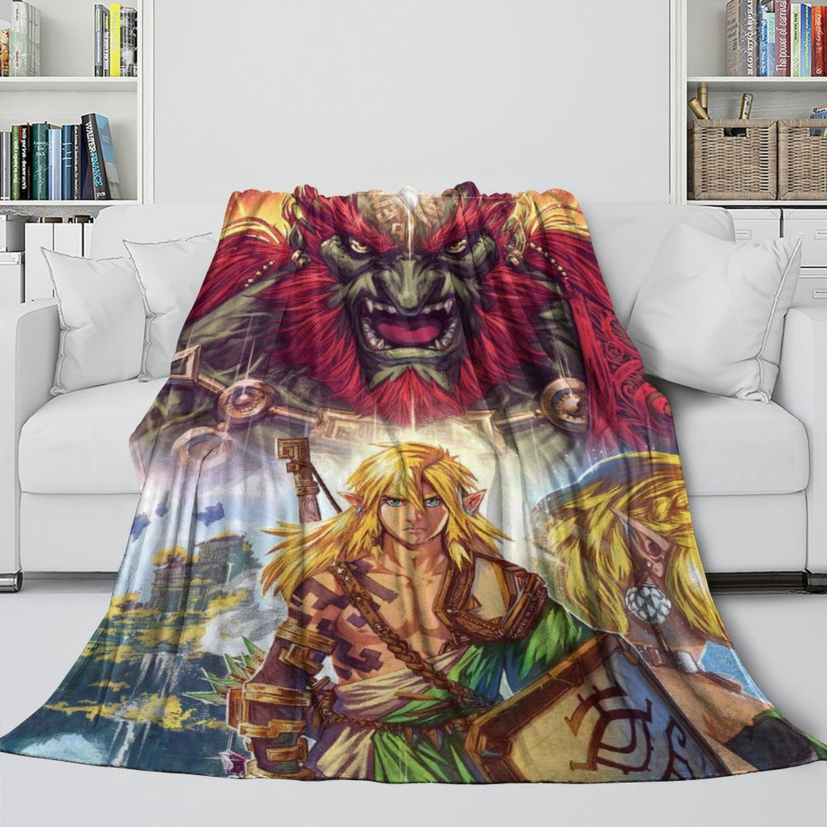 2026 NEW The Legend of Zelda Tears of the Kingdom Blanket Flannel Fleece Throw Room Decoration