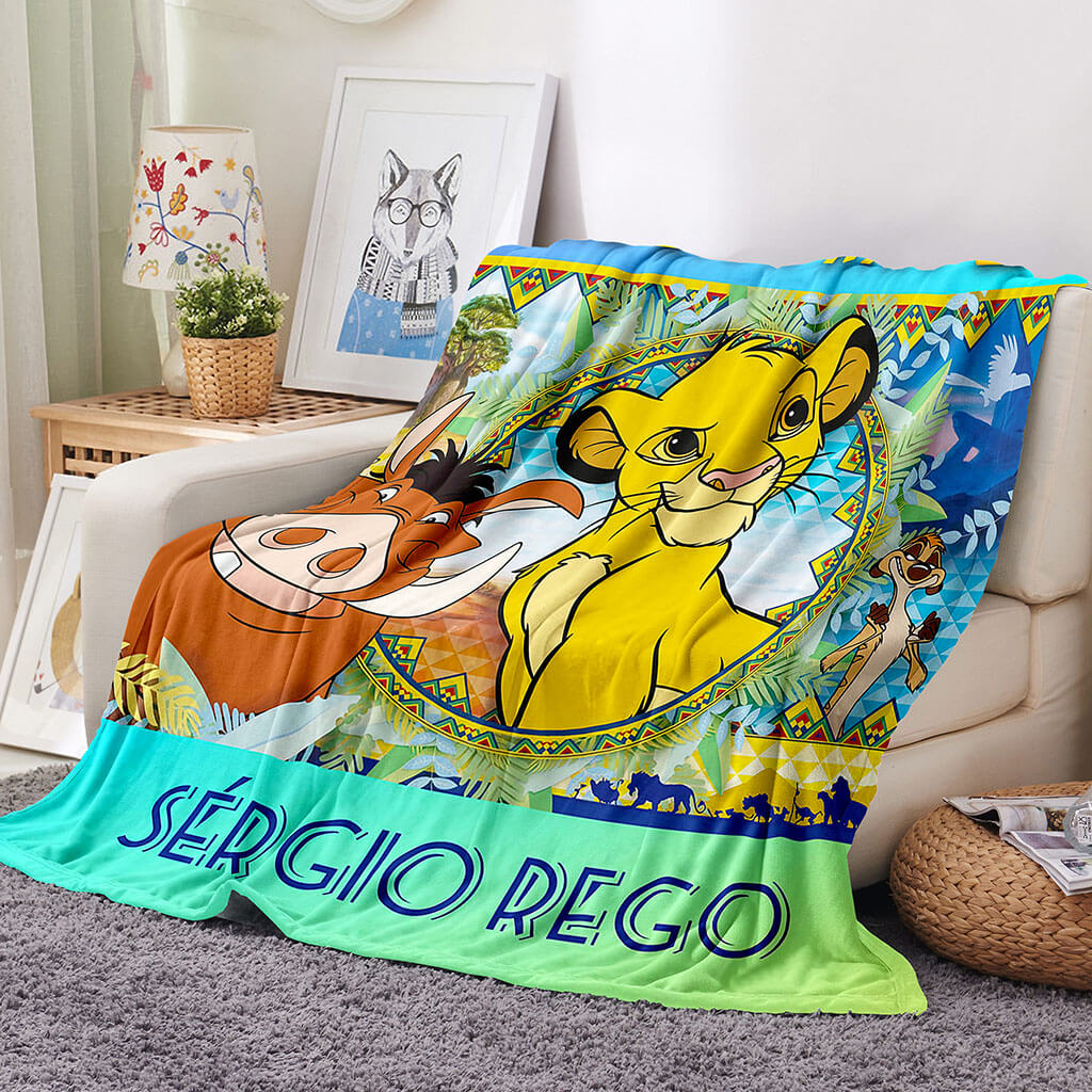 2026 NEW The Lion King Blanket Flannel Throw Room Decoration