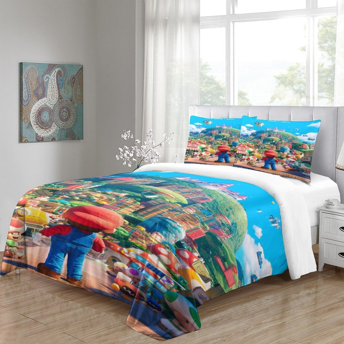 2026 NEW Super Mario Bros Bedding Set Duvet Cover