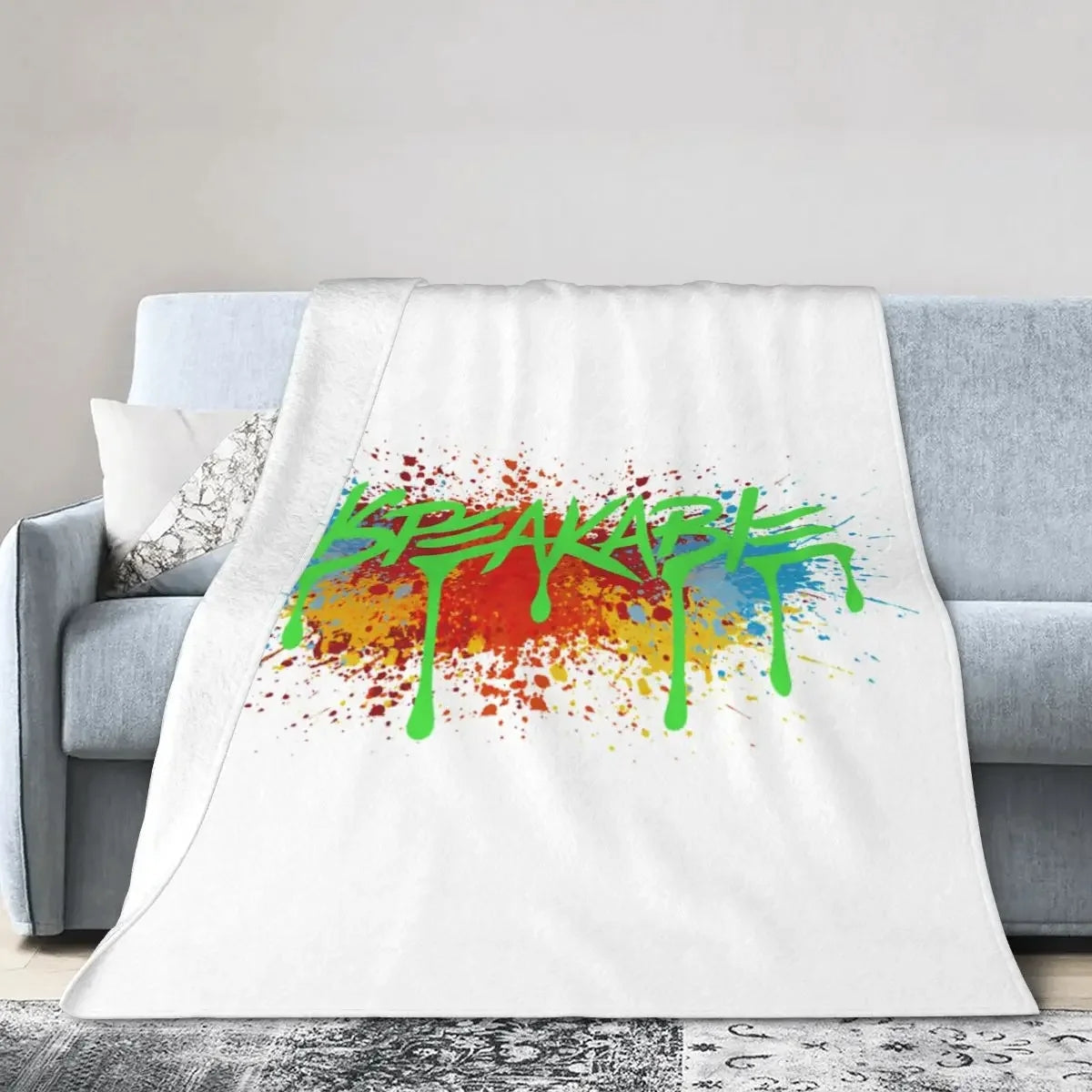 Unspeakable Gaming Frog Blanket Sherpa Fleece Throw Blanket for Kids Adults