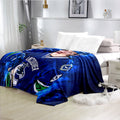 Vancouver Canucks Hockey Team Flannel Fleece Throw Blanket