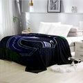 Vancouver Canucks Hockey Team Flannel Fleece Throw Blanket