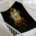 Vegas Golden Knights Hockey Team Flannel Fleece Throw Blanket