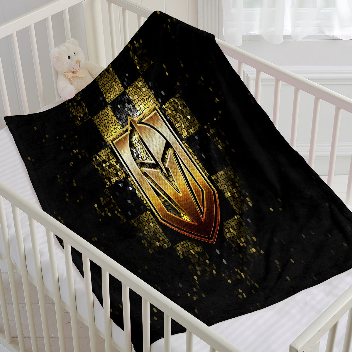 Vegas Golden Knights Hockey Team Flannel Fleece Throw Blanket