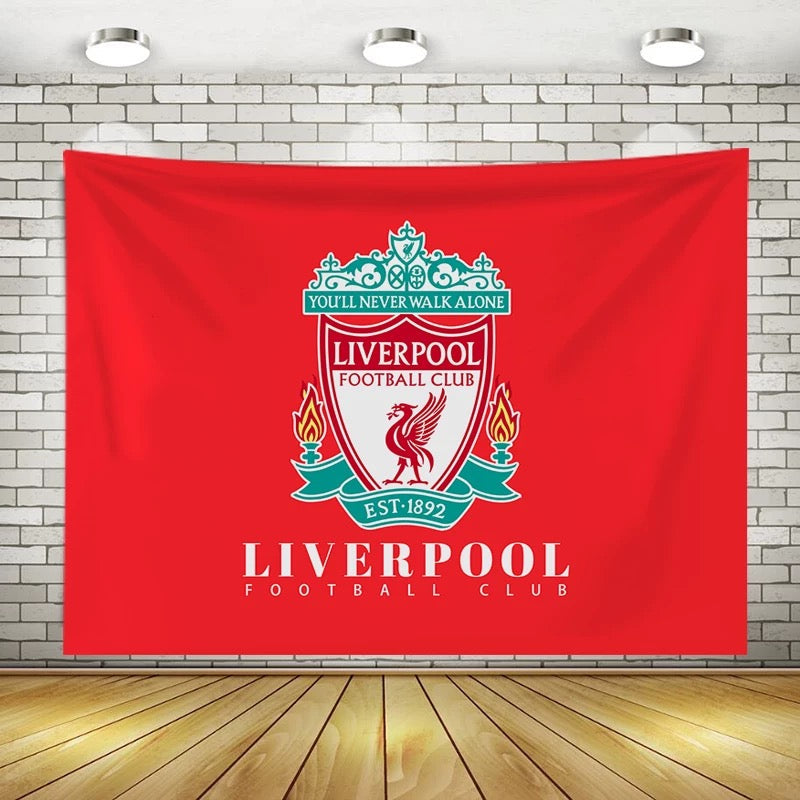 Liverpool Football Club Wall Decor Hanging Tapestry Home Bedroom Living Room Decoration Wall Decor