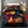 Autumn Leaf Duvet Cover Set with 2 Pillowcases – Bedding Set