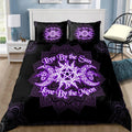 Mandala Wicca Duvet Cover Bedding Set with 2 Pillowcases