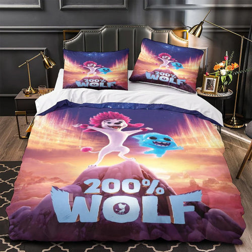 2026 NEW 200% Wolf Bedding Set Quilt Duvet Covers Bedding Sets