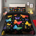 Butterfly Watercolor Bedding Set with Duvet Cover and Pillowcases