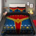 Christmas Captain Duvet Cover Bedding Set with 2 Pillowcases