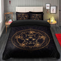 Cat Bedding Set with Roses Duvet Cover and 2 Pillowcases