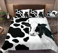 Cow Print Duvet Cover Set with 2 Pillowcases – Bedding Set
