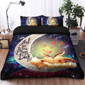 Eevee Pokemon Couple Galaxy Bedding Set with Duvet Cover And 2 Pillowcases