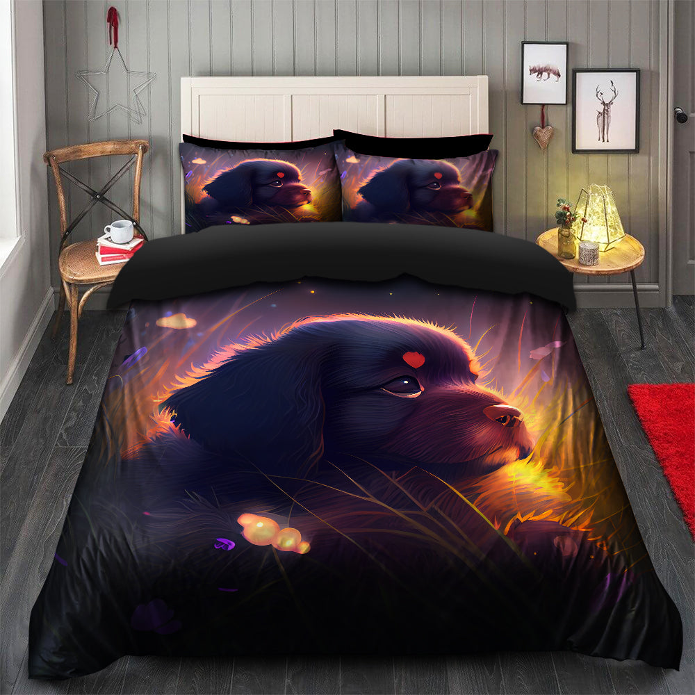 Cute Puppy Bedding Set for Kids – Duvet Cover & 2 Pillowcases
