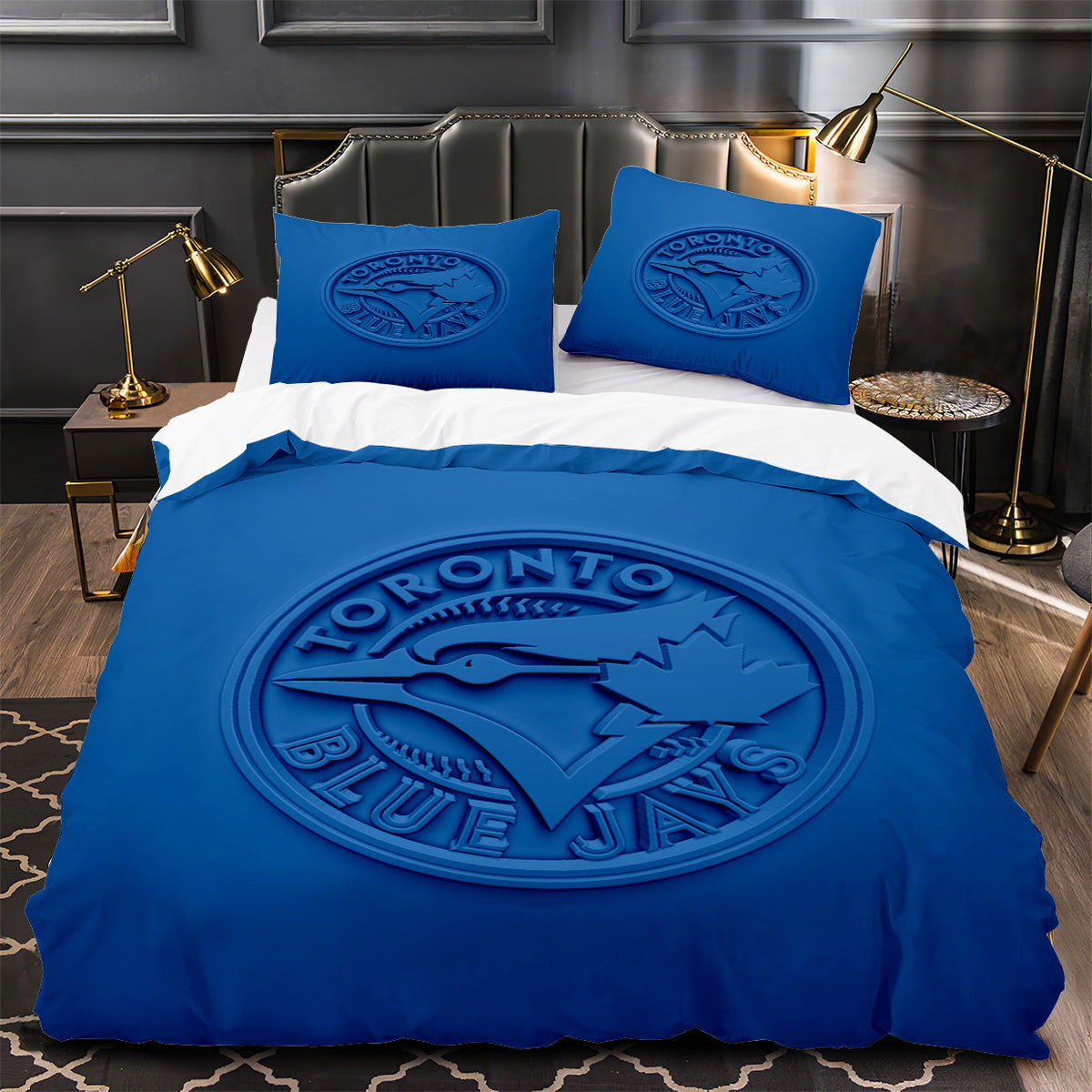 Toronto Baseball Blue Jays Duvet Cover Quilt Case Pillowcases