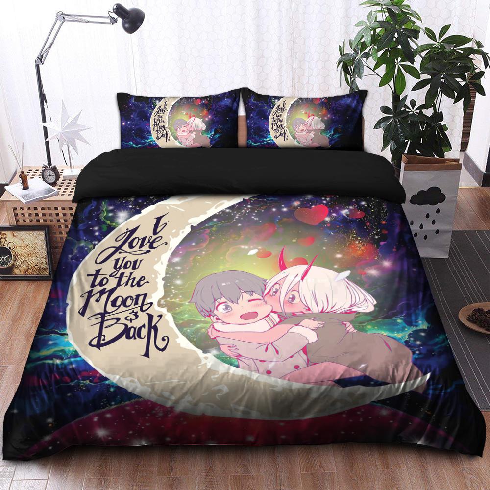 Hiro & Zero Two Galaxy Bedding Set Duvet Cover & 2 Pillowcases