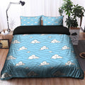 Tanjiro Pattern Demon Slayer Bedding Set with Duvet Cover &