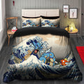 Gyarados Magikarp Japan Bedding Set Duvet Cover & 2 Pillowcases