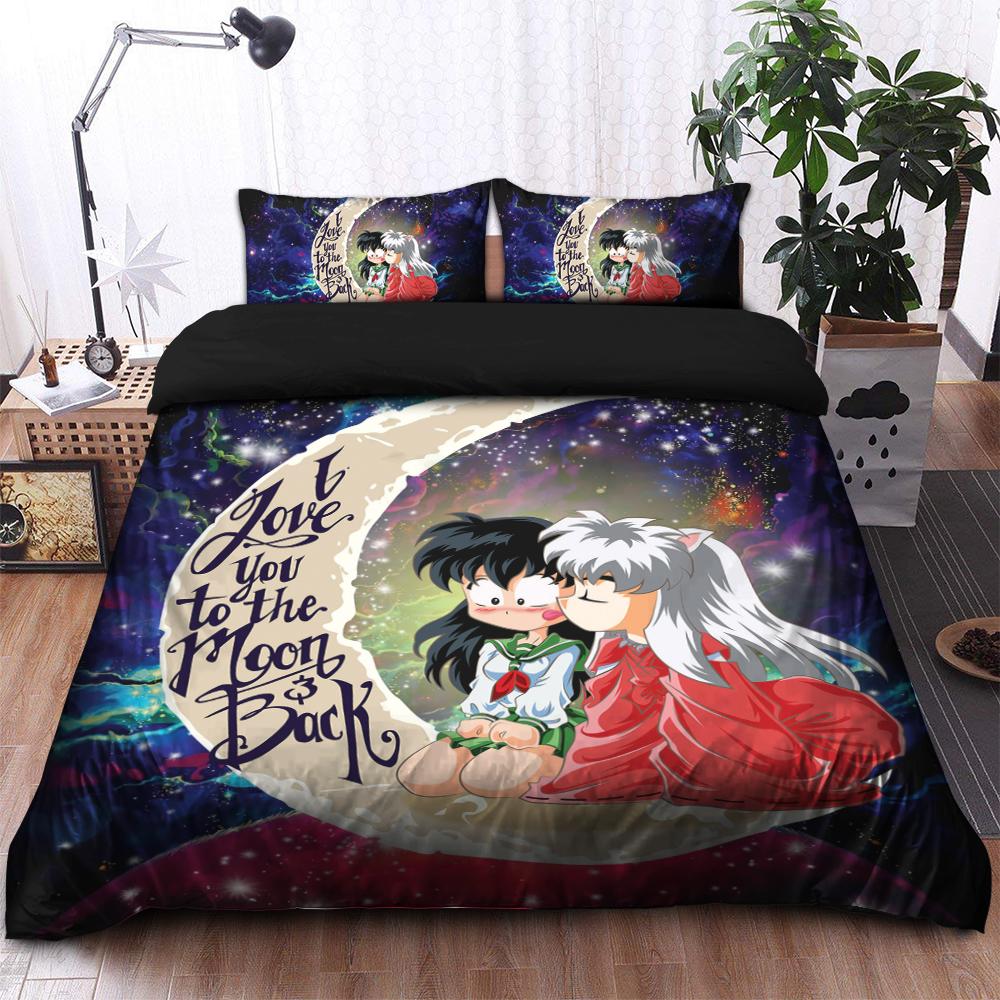 Inuyasha Galaxy Bedding Set Duvet Cover with 2 Pillowcases – Love You