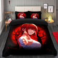 Makima Chainsaw Man Bedding Set Duvet Cover & 2 Pillowcases