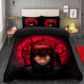Makima Chainsaw Man Duvet Cover Set with 2 Pillowcases Moonlight
