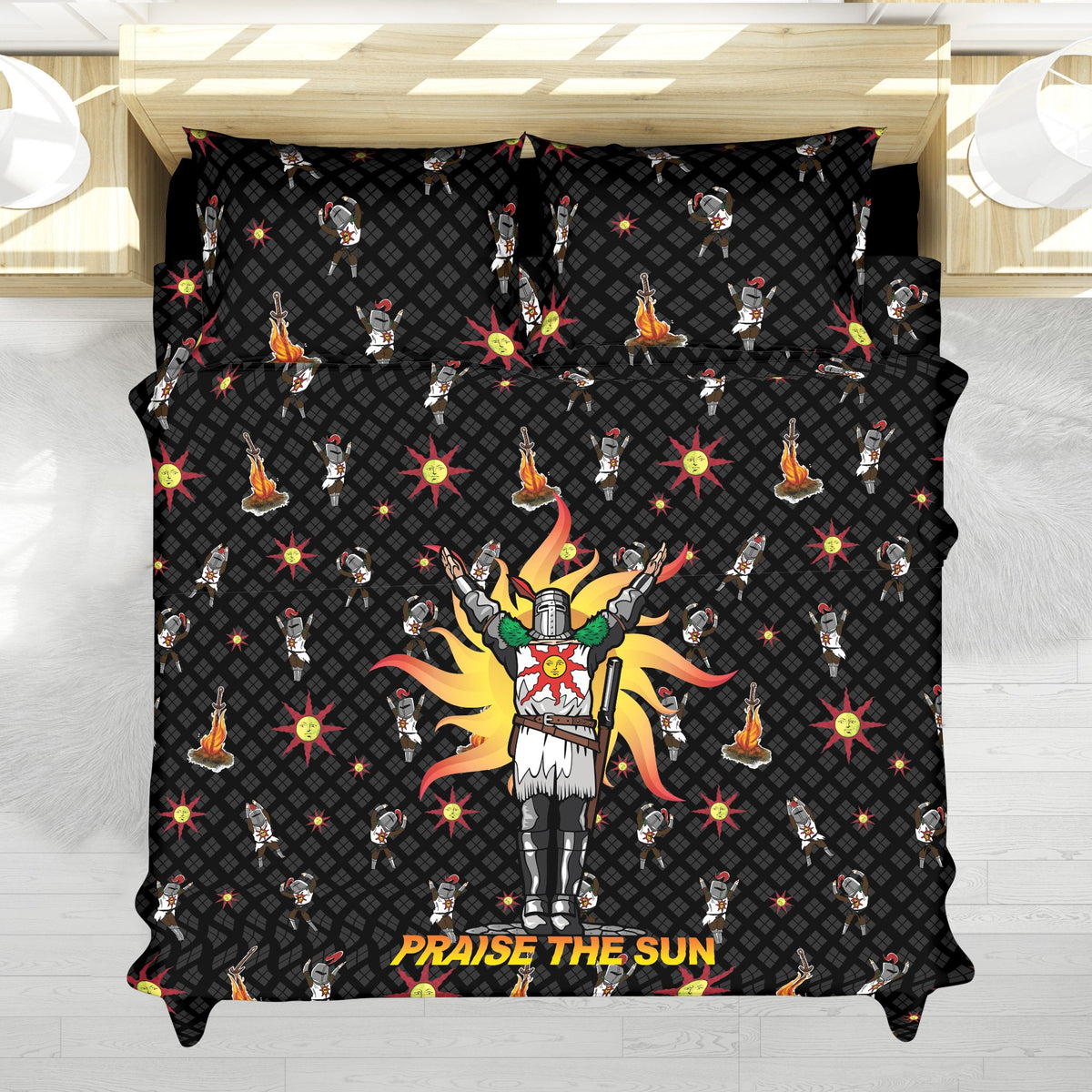 Praise The Sun Dark Souls Bedding Set