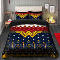 Wonder Woman Christmas Bedding Set with Duvet Cover & 2 Pillowcases