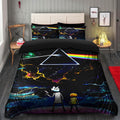 Rick And Morty Galaxy Duvet Cover Set with 2 Pillowcases