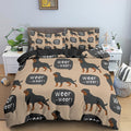 Rottweiler Duvet Cover Set with 2 Pillowcases – Bedding Set