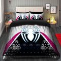 White Christmas Spider Woman Bedding Set – Duvet Cover & 2 Pillowcases