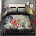 Great Wave Pokemon Duvet Cover Set with 2 Pillowcases v2