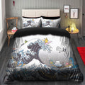 Great Wave Pokemon Duvet Cover Set with 2 Pillowcases