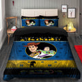Toy Story Christmas Duvet Cover Set with 2 Pillowcases
