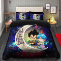 Dragon Ball Bedding Set – Vegeta Bulma Love You To The Moon Duvet
