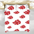 White Akatsuki Naruto Bedding Set