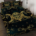 Witch Triple Moon Duvet Cover Set with 2 Pillowcases